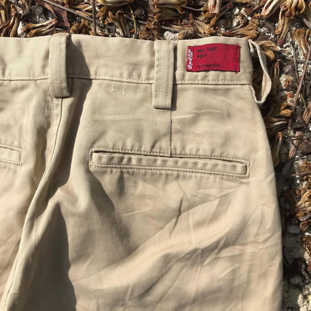 Levi's × Levi's Vintage Clothing × Vintage Levis Red Tag Trouser Pants Cream Khakis Colour Way size 28 Size US 28 / EU 44 - 6 Thumbnail