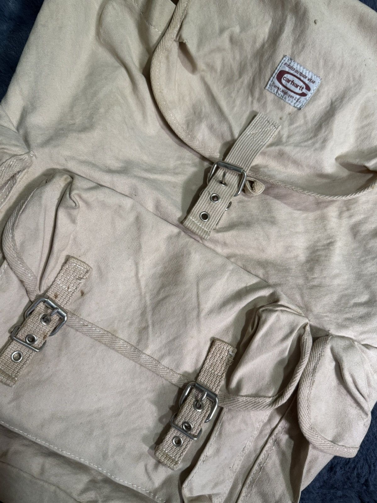 Carhartt Vintage 90s carhartt rugged outdoor backpack Size ONE SIZE - 3 Thumbnail