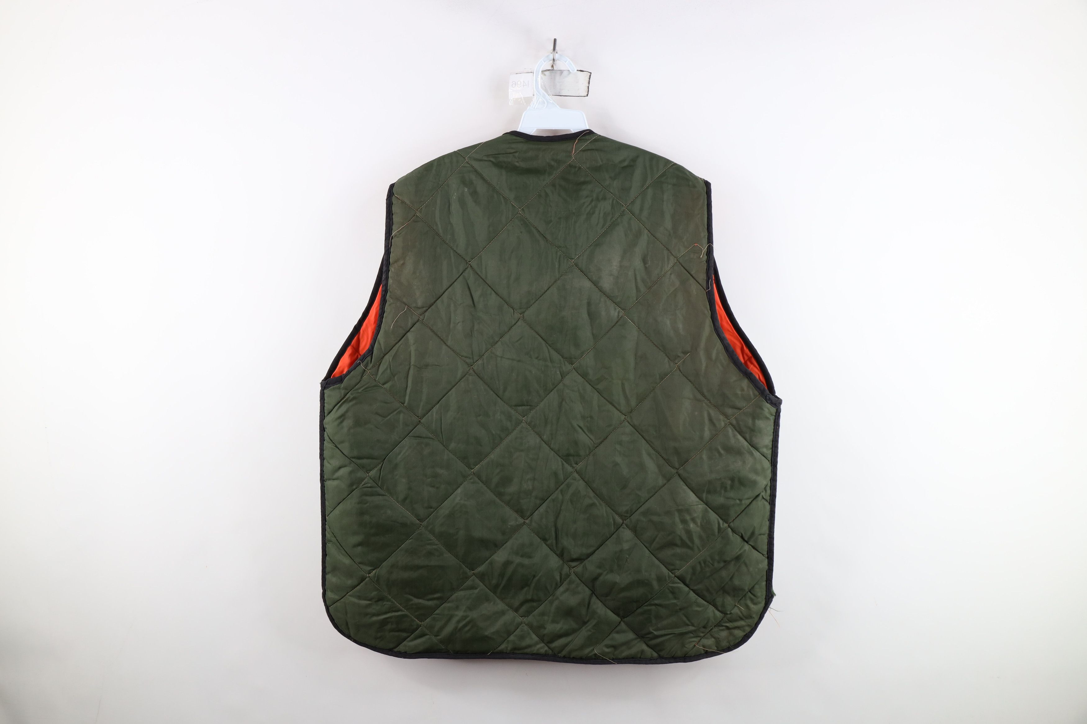 Vintage Vintage 70s Streetwear Reversible Puffer Vest Jacket USA Size US XXL / EU 58 / 5 - 17 Thumbnail