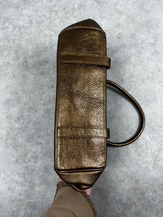 Vintage Massimo Rebecchi Gold Leather Handle Bag Size ONE SIZE - 8 Thumbnail