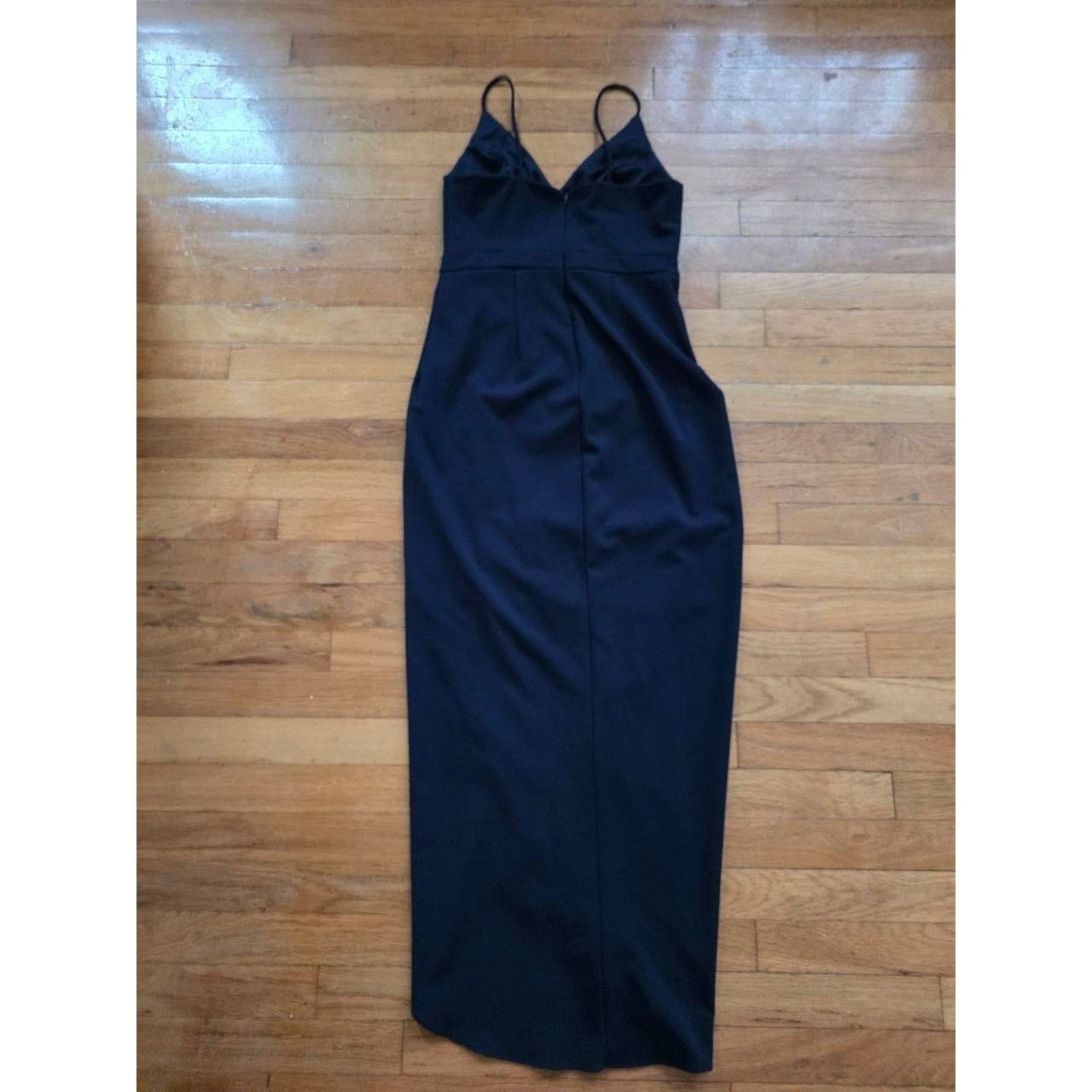 Baldessarini BHLDN V-Neck Faux-Wrap Stretch Crep Midi Dres Size 4 A001553 Size S / US 4 / IT 40 - 7 Thumbnail