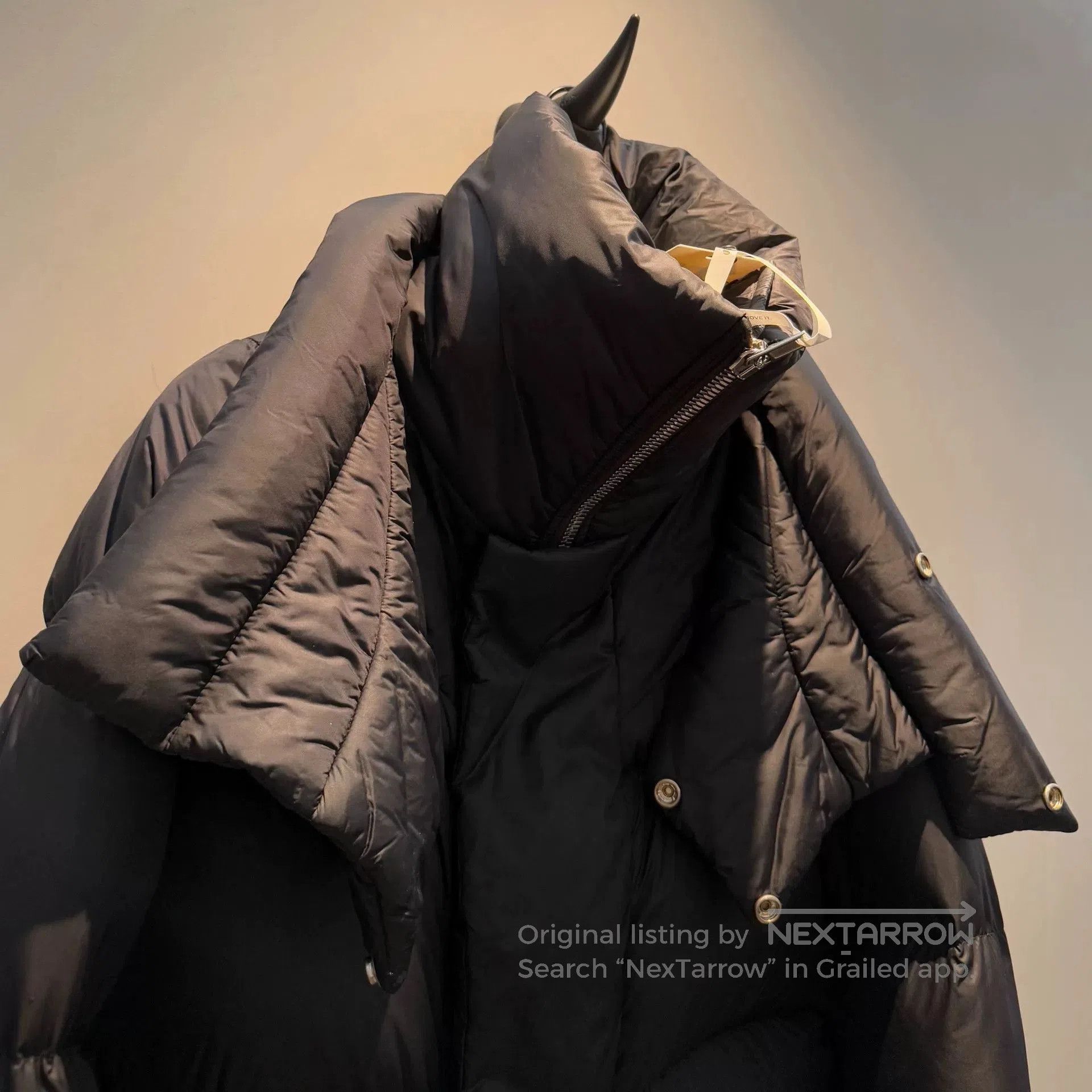 Rick Owens Rick Owens Short Puffer Jacket with Neck Design. Size S / US 4 / IT 40 - 3 Thumbnail