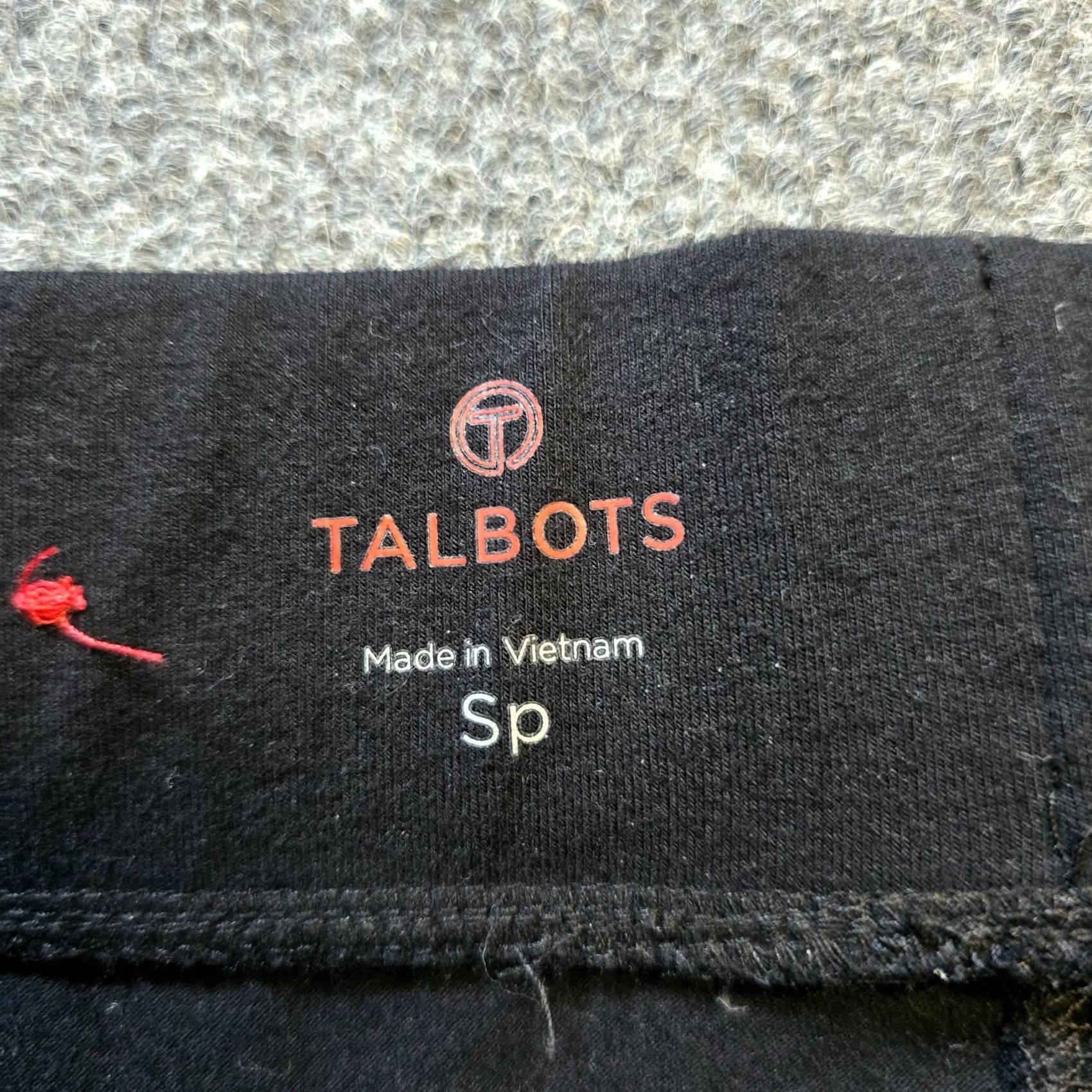 Talbots Talbots Pants Women Petite Small Black Relaxed Pull On Sweatpants Casual Straight Leg Flat Front Size 28" / US 6 / IT 42 - 4 Thumbnail