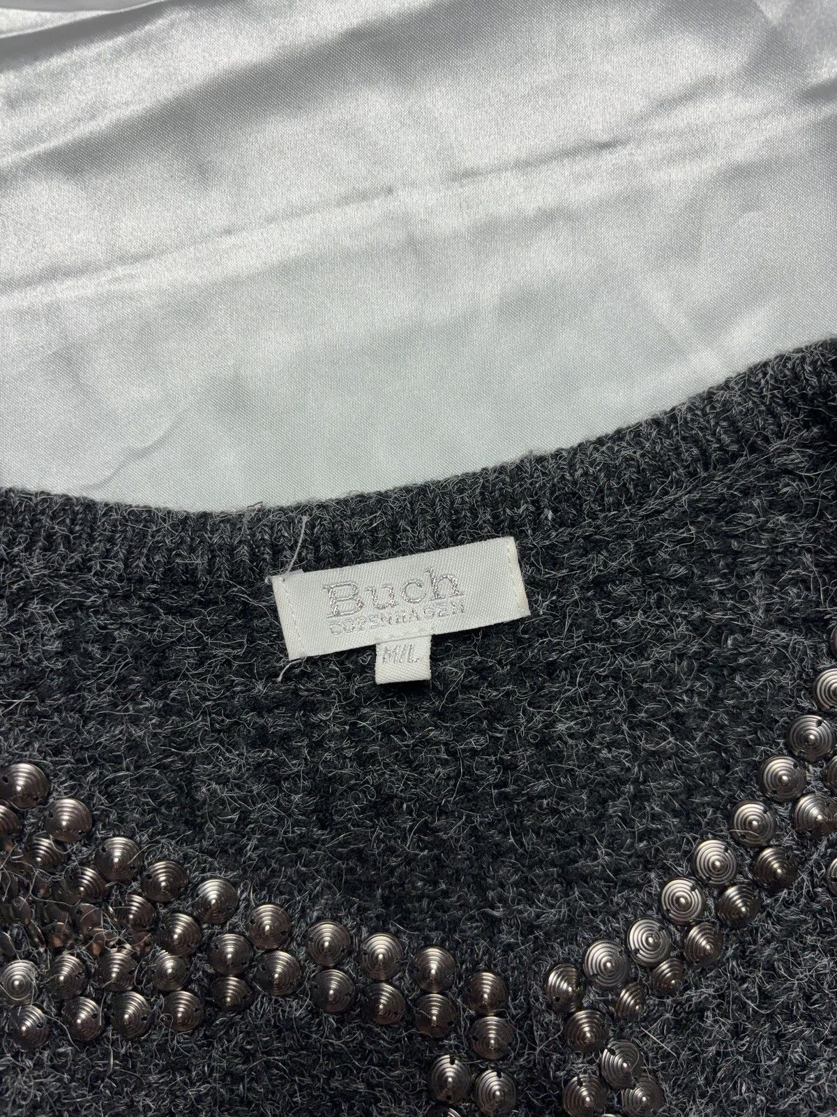 Vintage Archive vintage pullover knit cardigan chainmail Size S / US 4 / IT 40 - 13 Thumbnail