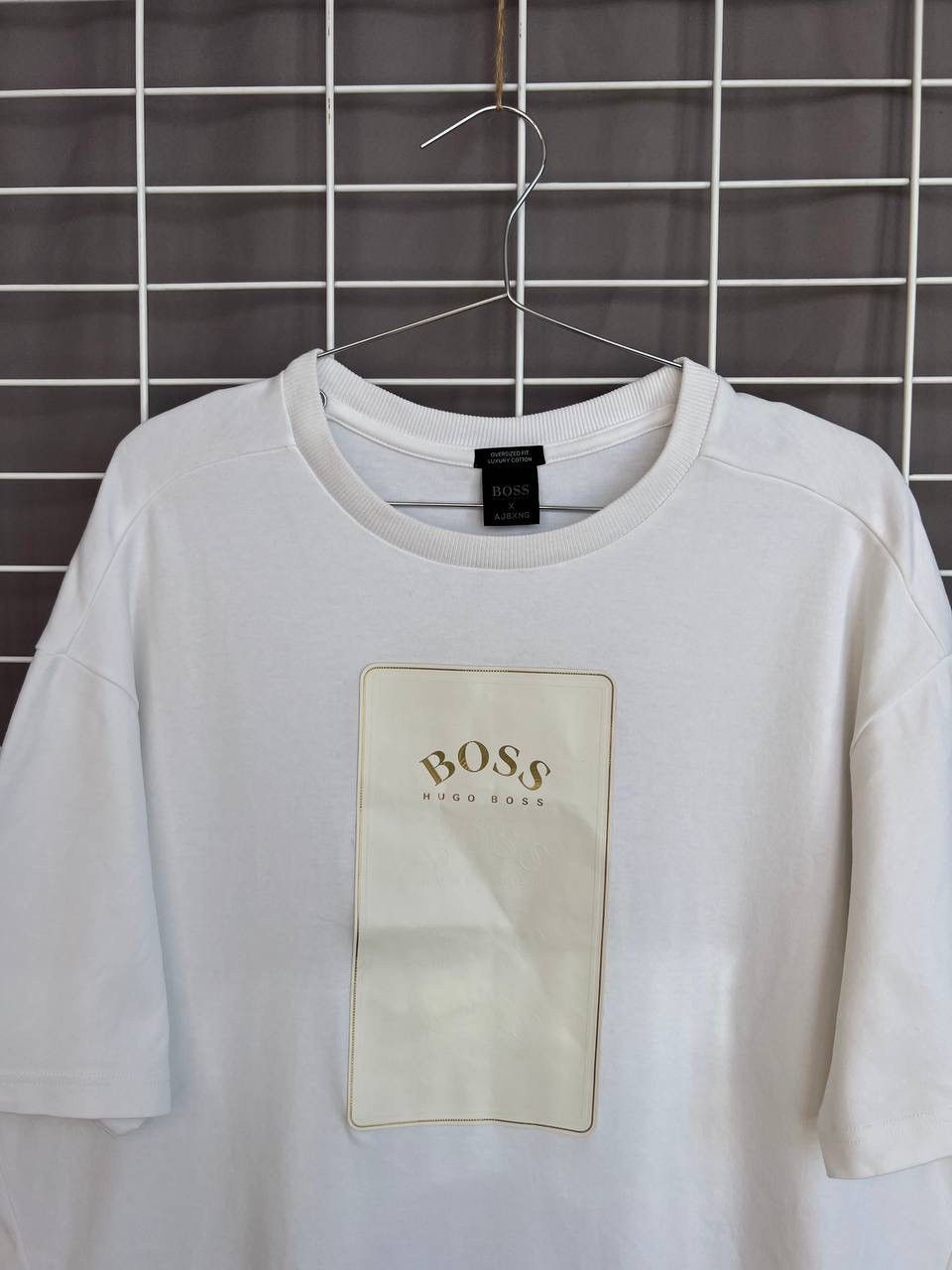 Hugo Boss Boss X Ajbxng Woven Cotton T-Shirt Mens Size S/M Relaxed Fit Size US S / EU 44-46 / 1 - 2 Thumbnail