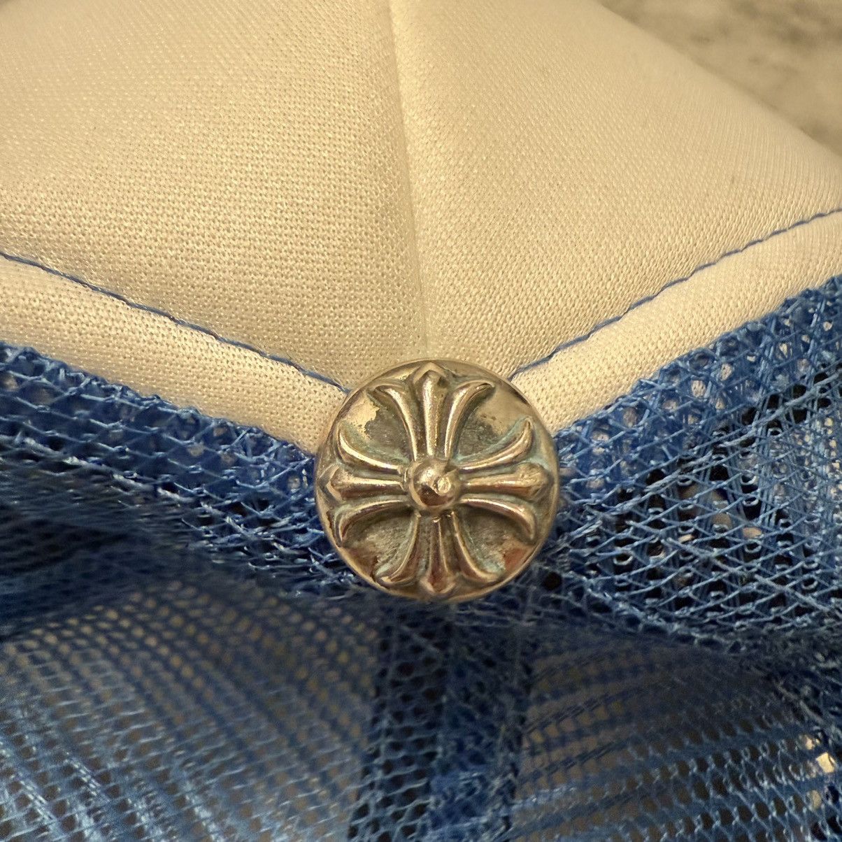 Chrome Hearts Chrome Hearts Triple Cross Patch Cemetary Hat Blue Size ONE SIZE - 5 Thumbnail