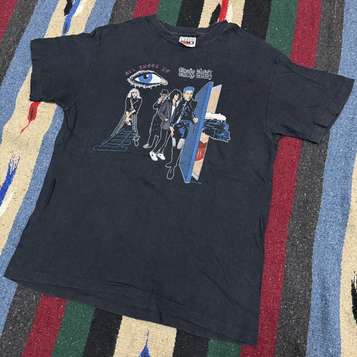 Band Tees VTG 80S CHEAP TRICK WORLD TOUR 1980-1981 Size US L / EU 52-54 / 3 - 1 Thumbnail