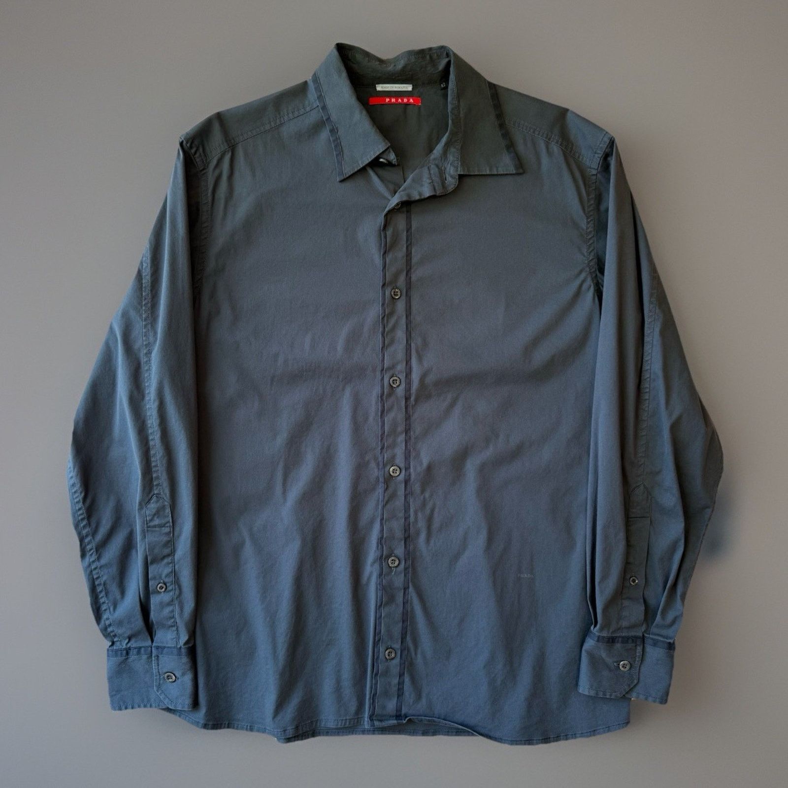 Prada Prada Shirt 42 Black Made Romania Casual Button Up New York Size US M / EU 48-50 / 2 - 1 Thumbnail