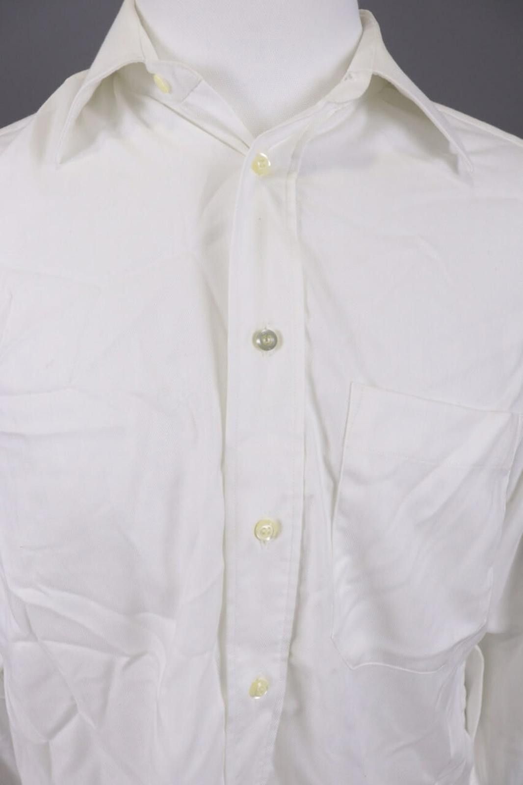 Christian Dior Monsieur Christian Dior White Pur Cotton Shirt Size 40 / 15 3/4 Size US M / EU 48-50 / 2 - 7 Thumbnail