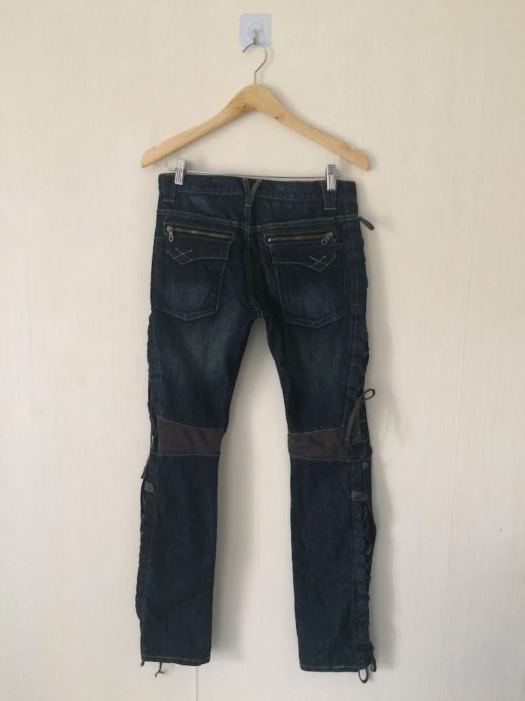 Japanese Brand × PPFM × Seditionaries PPFM Japanese Bondage Punk Hybrid Jeans Size US 30 / EU 46 - 2 Thumbnail