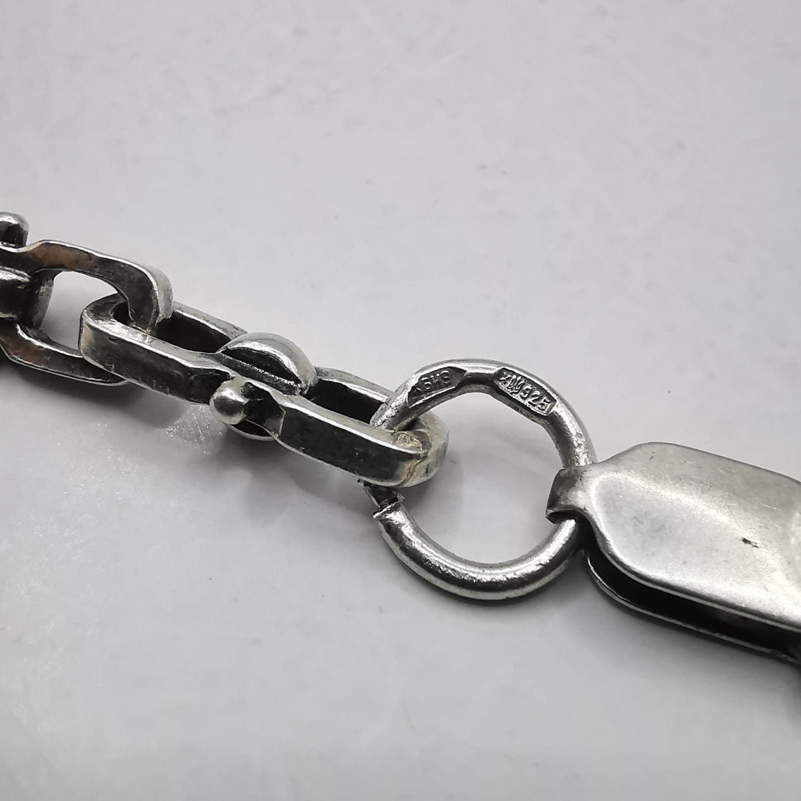 Sterling Silver Vintage Chain, 925 Sterling Silver, Signed 25.99g Size ONE SIZE - 8 Thumbnail