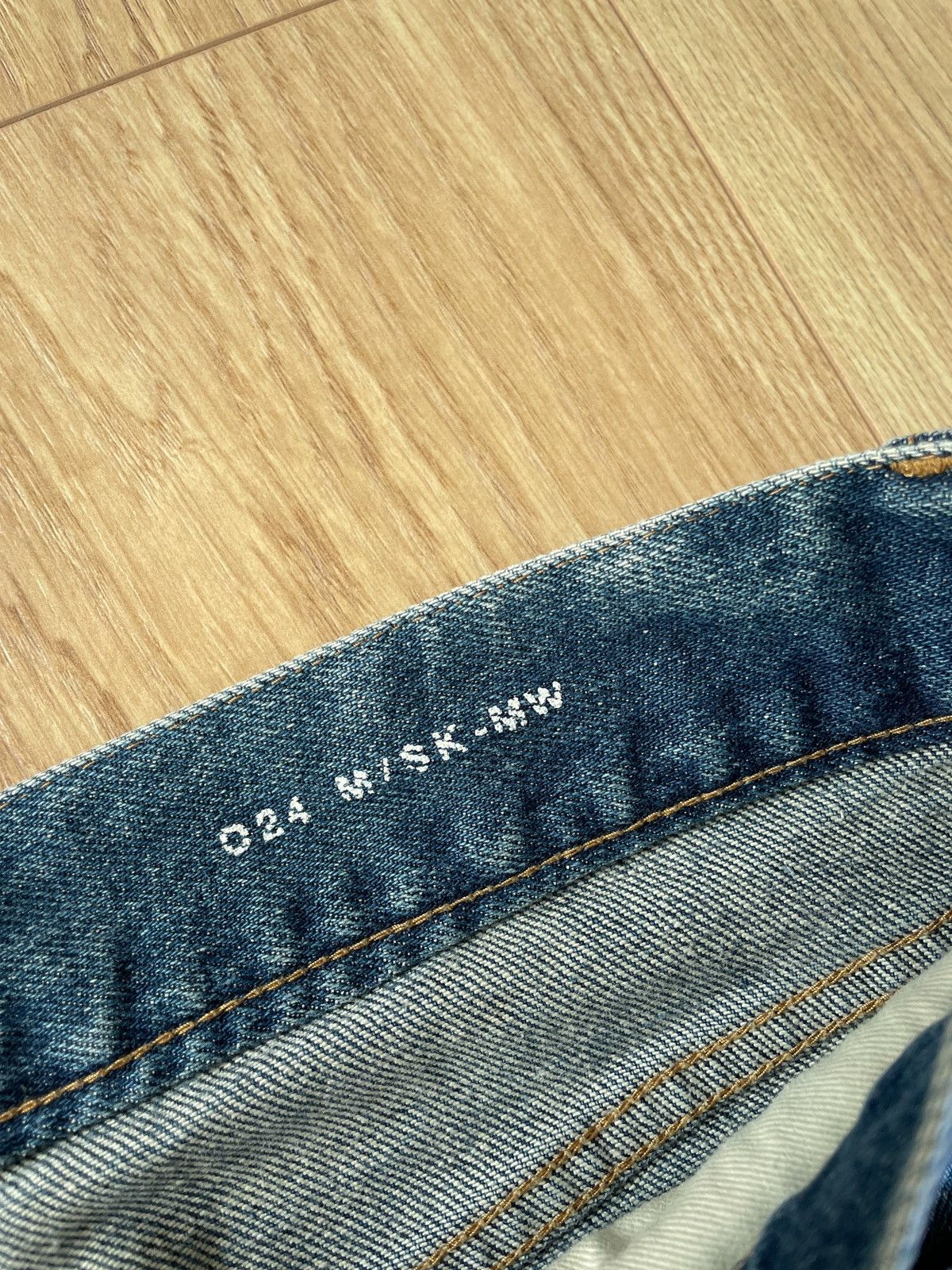 Saint Laurent Paris Saint Laurent D24 Washed Blue Denim Jeans Size US 30 / EU 46 - 5 Thumbnail