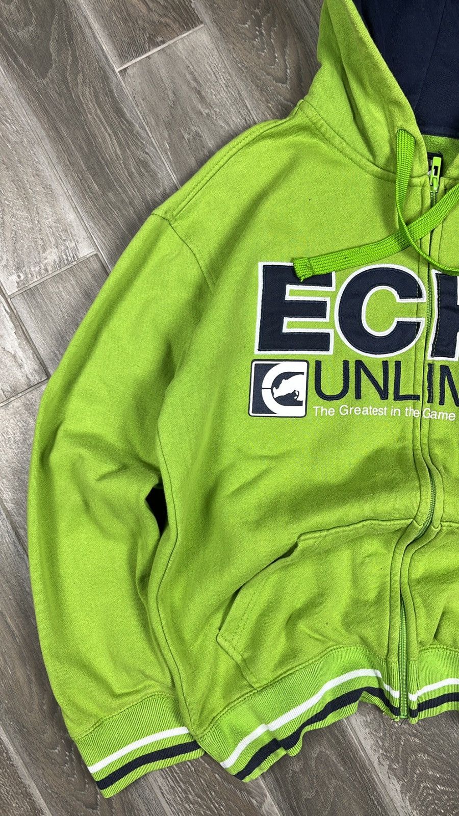 Ecko Unltd. × Vintage Vintage Ecko Unlimited Hype Zip Hoodie Size US M / EU 48-50 / 2 - 3 Thumbnail