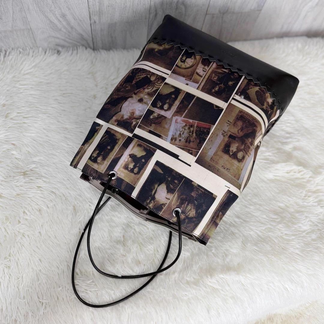 Jean Paul Gaultier Jean Paul Gaultier Rare Vintage Portrait Collage Handbag Size ONE SIZE - 3 Thumbnail