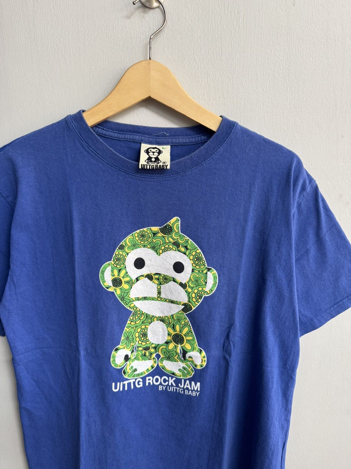 Japanese Brand UITTG ROCK JAM BY UITTG BABY BLUE T SHIRT Size US M / EU 48-50 / 2 - 2 Thumbnail
