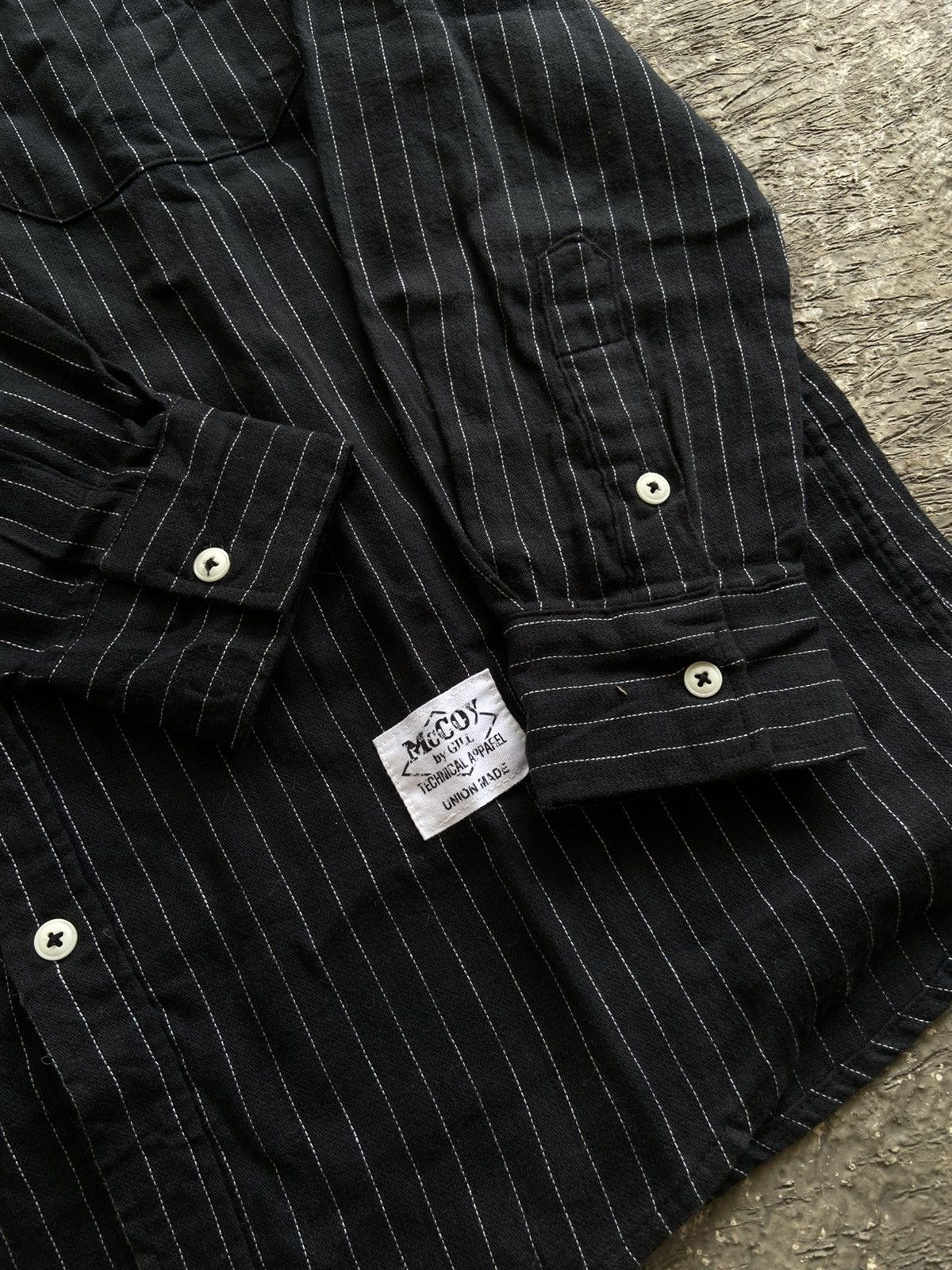 The Real McCoy's 1990s The Real McCoys - Stripe Button Ups Shirt Size US XL / EU 56 / 4 - 7 Thumbnail