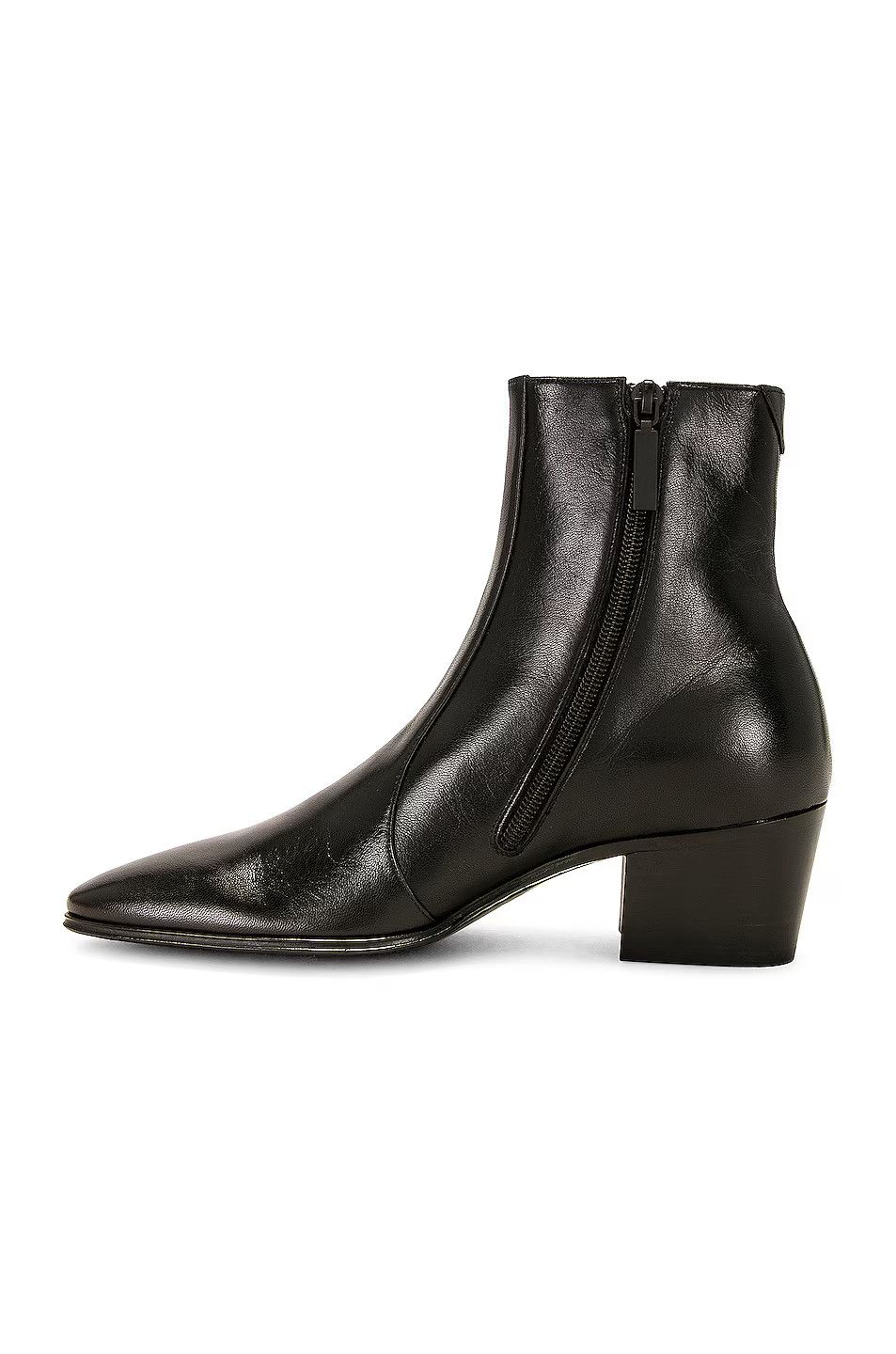 Saint Laurent Paris o1b1hav111224 Vassili 60 Zip B Incroc Muriel Boots in Nero Size US 6.5 / IT 36.5 - 5 Thumbnail