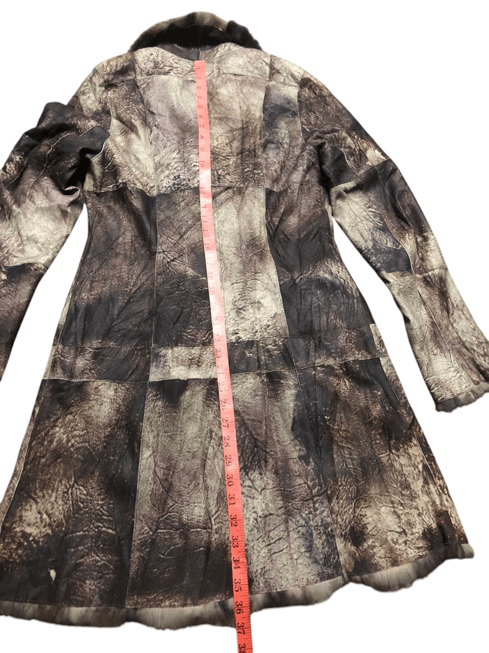 If Six Was Nine f.CAMINO Rabbit Patchwork Fur Coat Jacket Size XS / US 0-2 / IT 36-38 - 19 Thumbnail