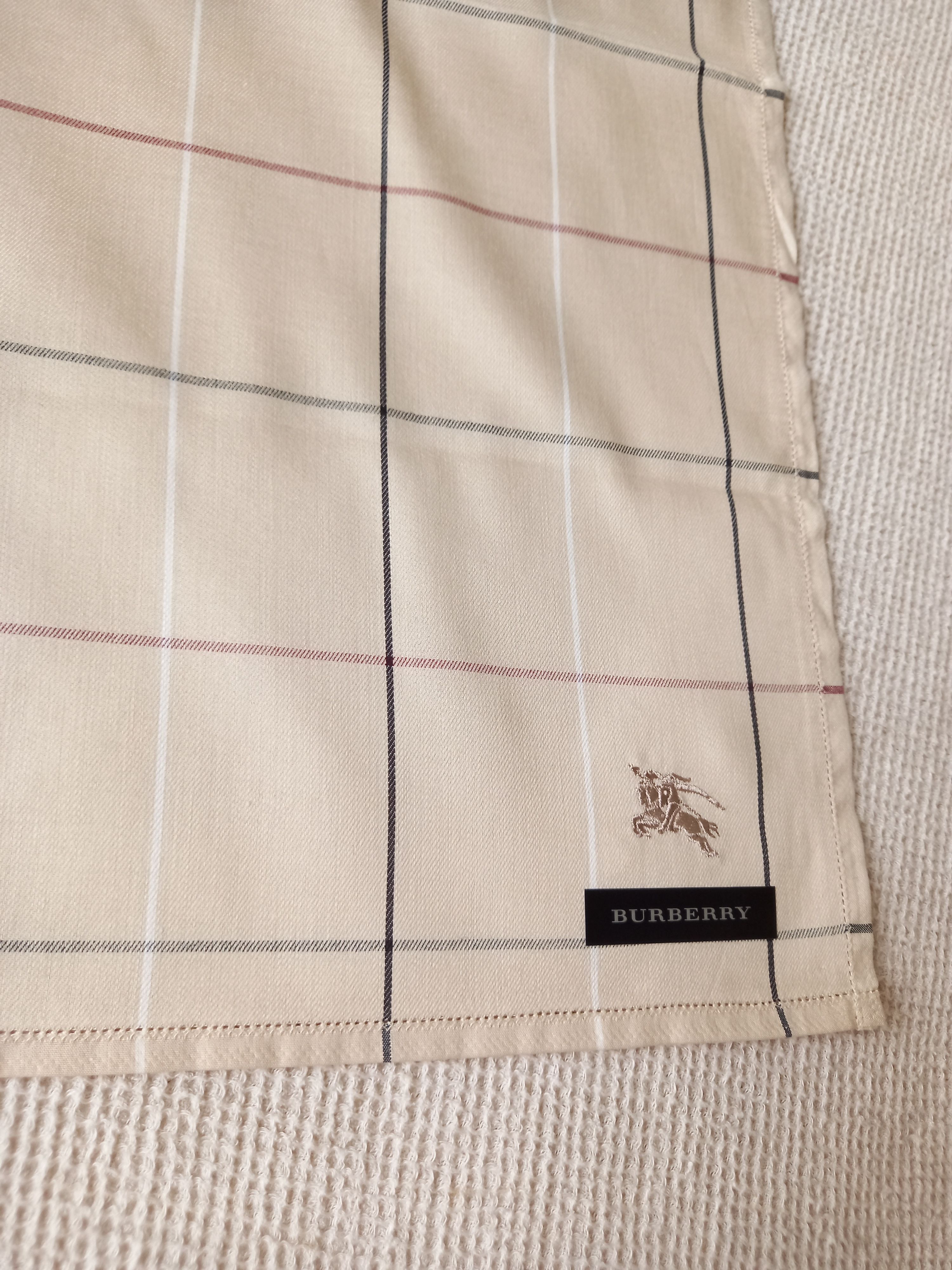 Burberry × Vintage 2 Burberry Bandana/Handkerchief embroidery nova check Size ONE SIZE - 2 Thumbnail