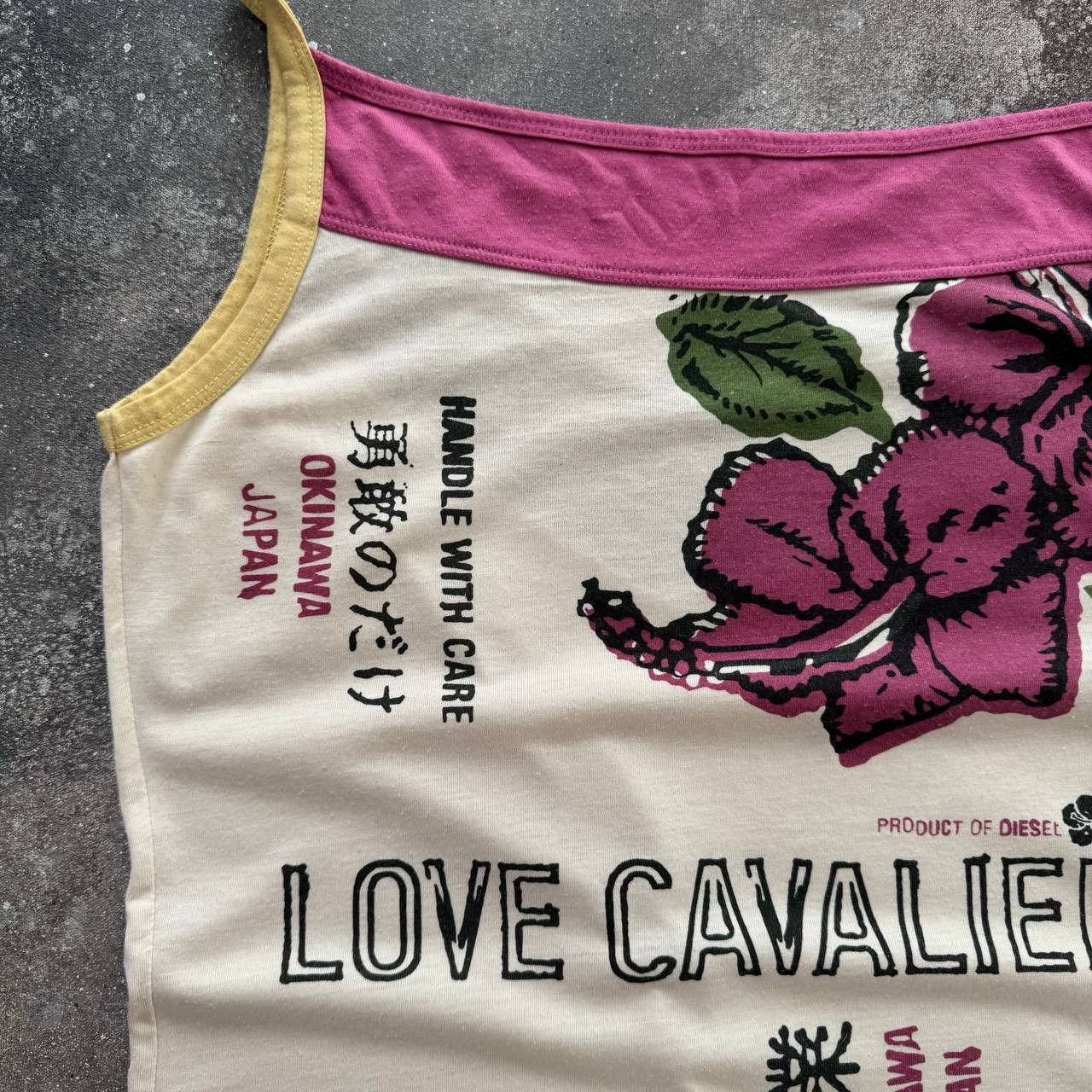 Diesel Y2K Diesel Vintage Love Cavaliers Rare Tank Top Size M / US 6-8 / IT 42-44 - 2 Thumbnail