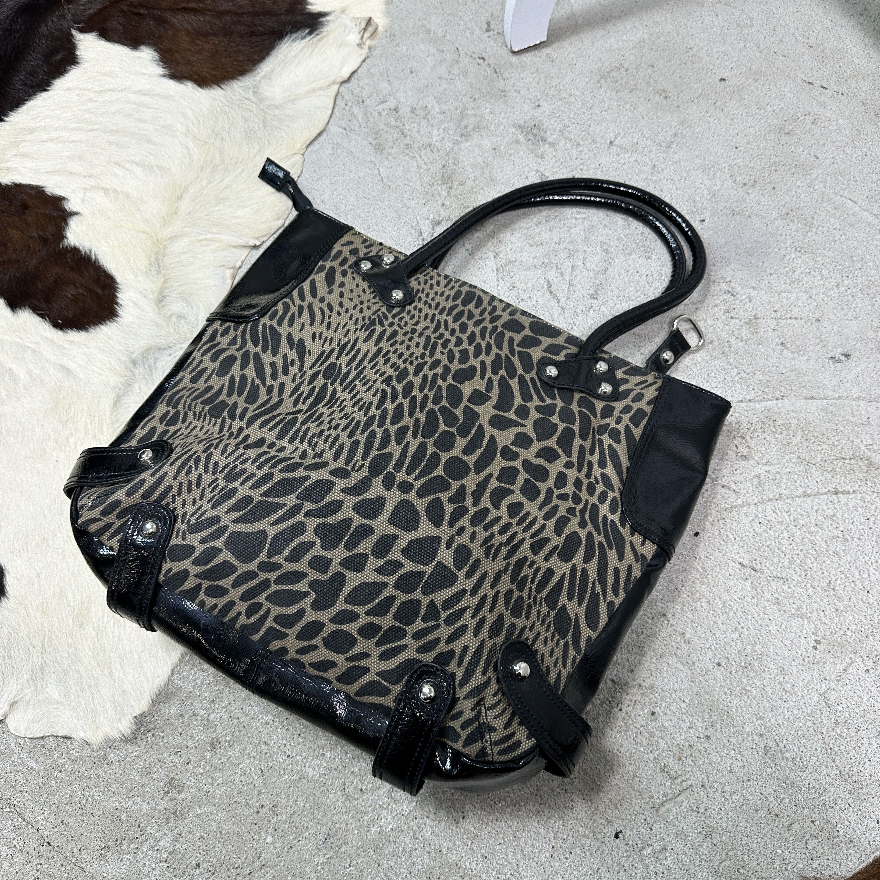 Guess Vintage Guess Canvas Shooper Cheetah Bag Y2K Size ONE SIZE - 7 Thumbnail