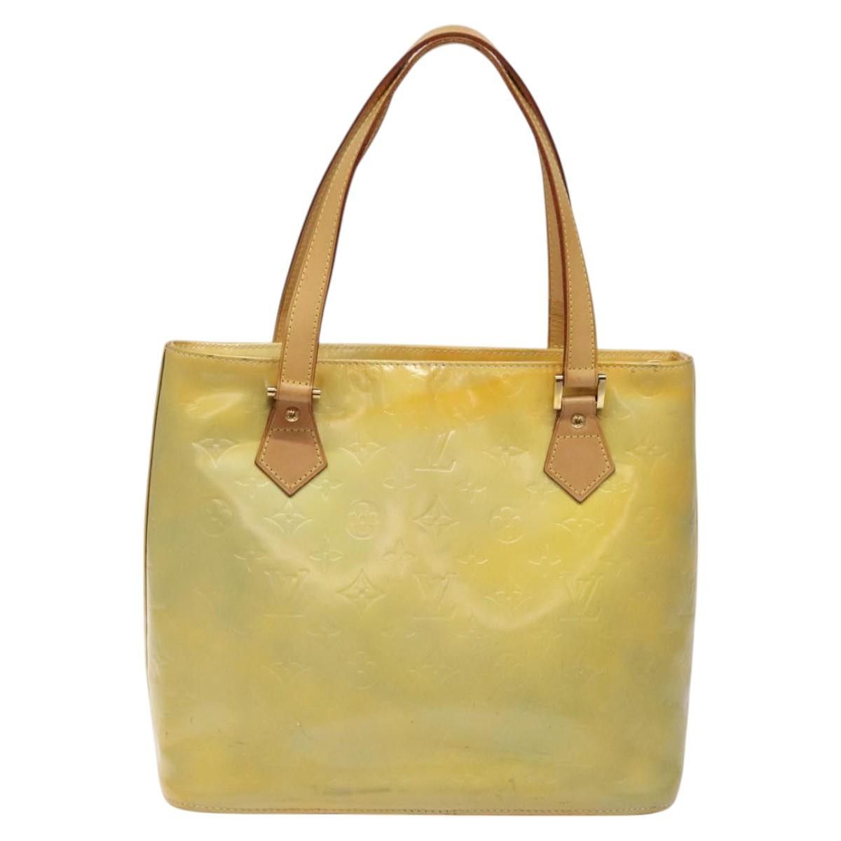 Louis Vuitton LOUIS VUITTON Monogram Vernis Houston Hand Bag Gris M91053 Size ONE SIZE - 2 Thumbnail