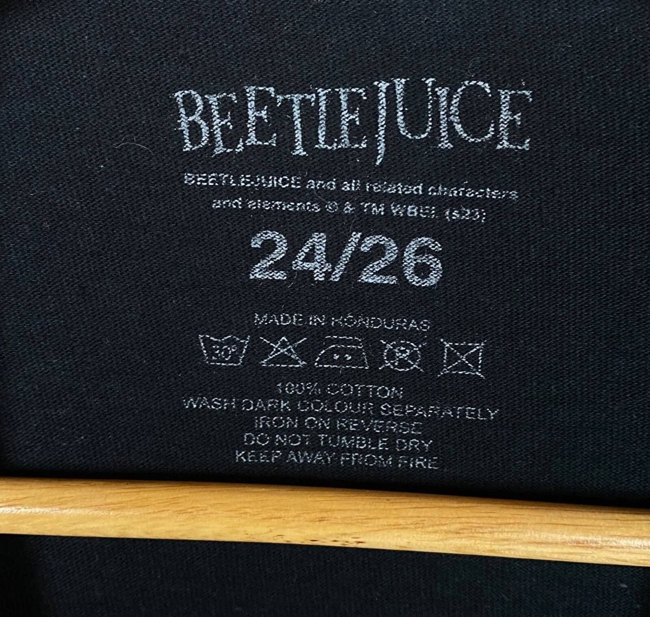 Band Tees Beetlejuice Tee Men's Size 24/26 Black Short Sleeve ` Size US XL / EU 56 / 4 - 5 Thumbnail
