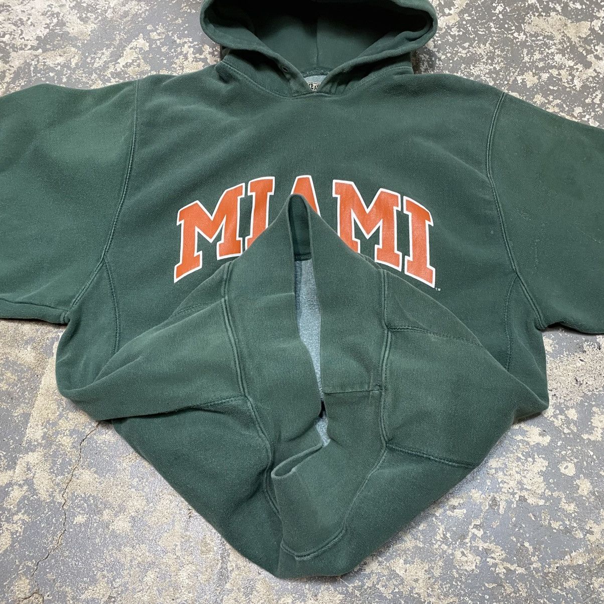 Vintage Vintage Miami University Reverse Weave Hoodie Size US M / EU 48-50 / 2 - 7 Thumbnail