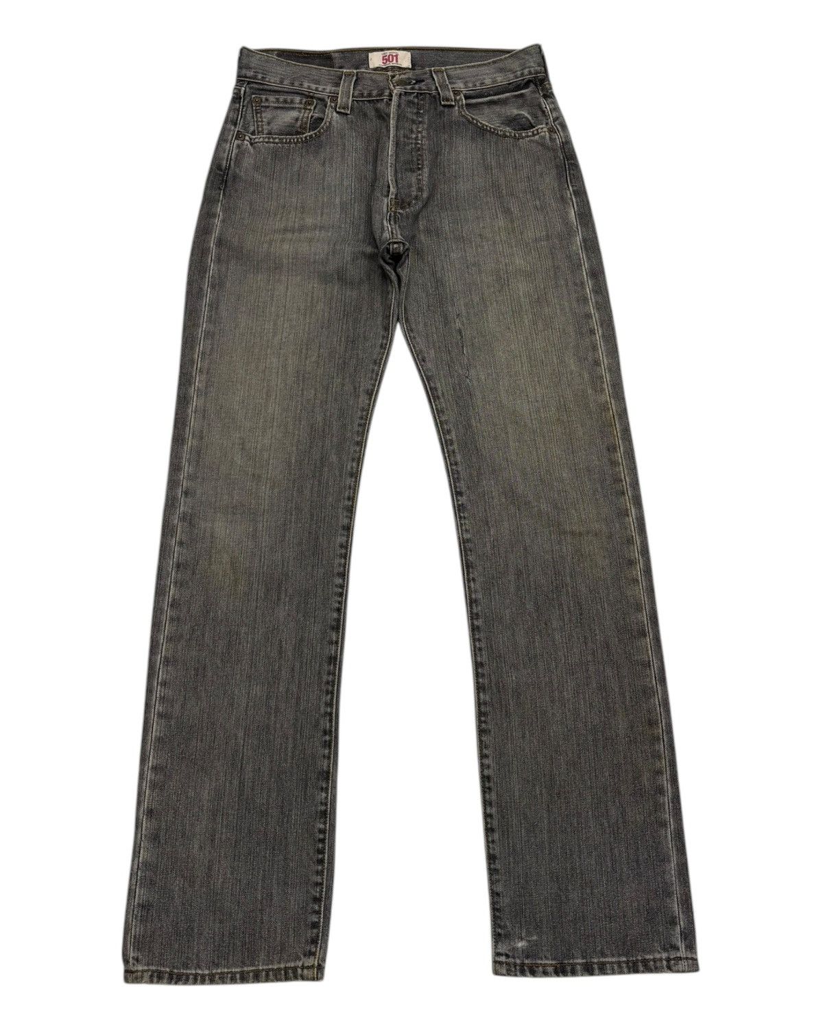 Engineered Garments × Levi's 💥VINTAGE LEVIS 501 FADED BLACK DISTRESSED DENIM JEANS Size US 29 - 1 Thumbnail