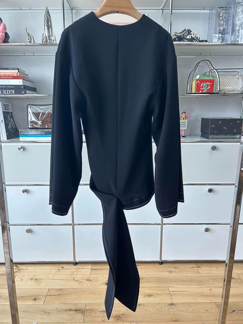 Loewe LOEWE Black V-neck sleeveless coat Size XS / US 0-2 / IT 36-38 - 2 Thumbnail
