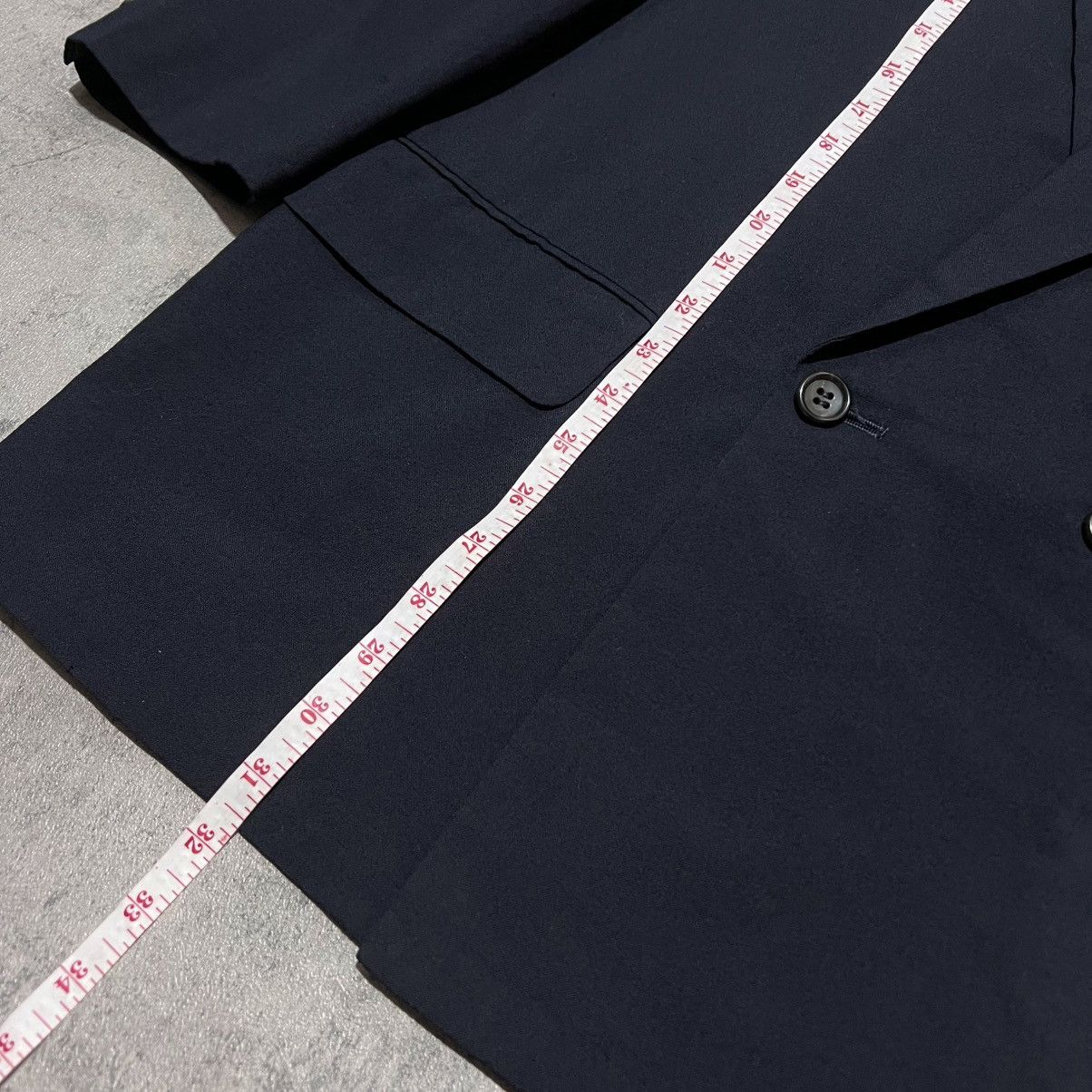 Comme des Garcons Homme 1989 Comme des Garçons Homme Double Breasted Wool Blazer Size 42L - 11 Thumbnail