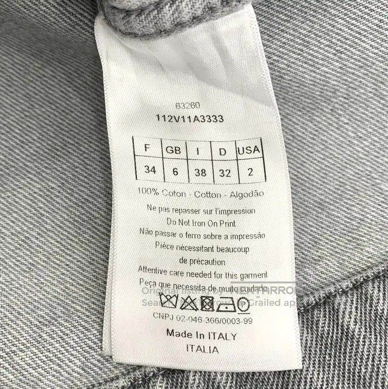 Dior Dior Women’s Gray White Cotton Jacket . Size XXS / US 00 / IT 34 - 8 Thumbnail