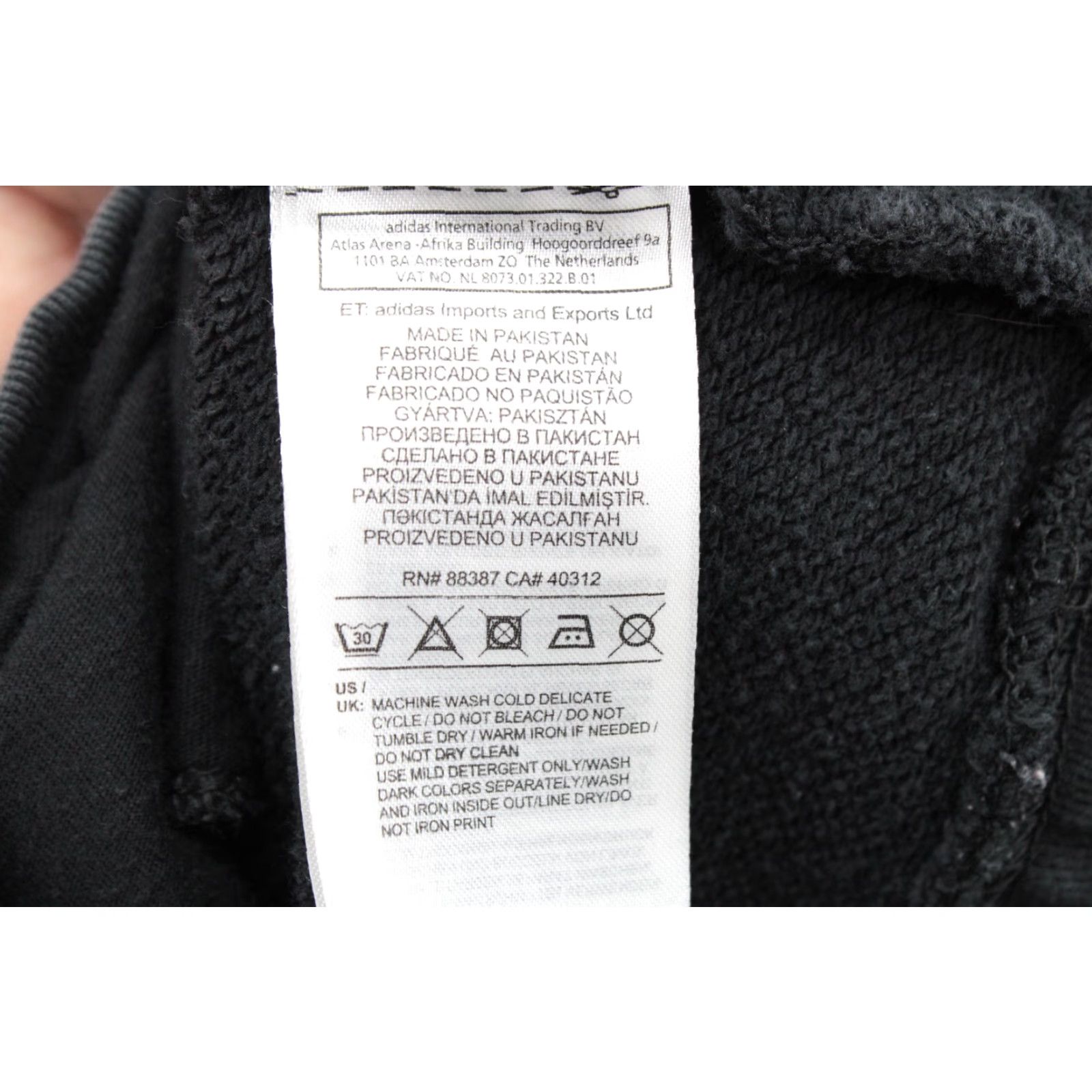 Adidas Adidas Hoodie Women's Small Black 3 Stripe Logo Pullover Casual Size S / US 4 / IT 40 - 4 Thumbnail