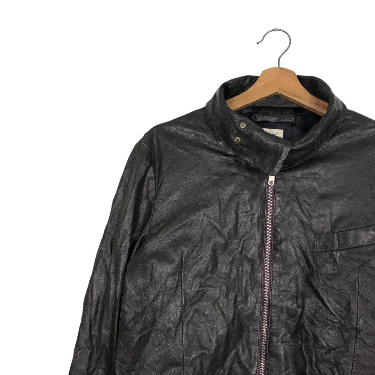 Paul Smith 🔥VINTAGE SOFT LEATHER BIKER JACKET PAUL SMITH Size US M / EU 48-50 / 2 - 9 Thumbnail