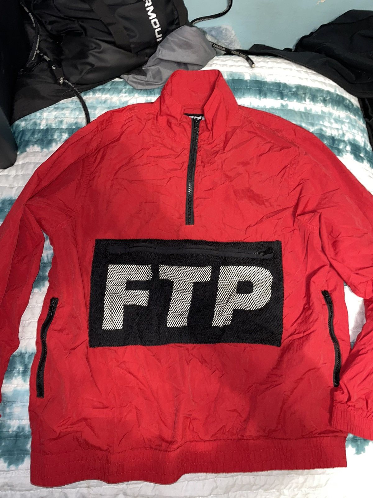 Fuck The Population FTP Half Zip Mesh Windbreaker Medium Size US M / EU 48-50 / 2 - 1 Thumbnail