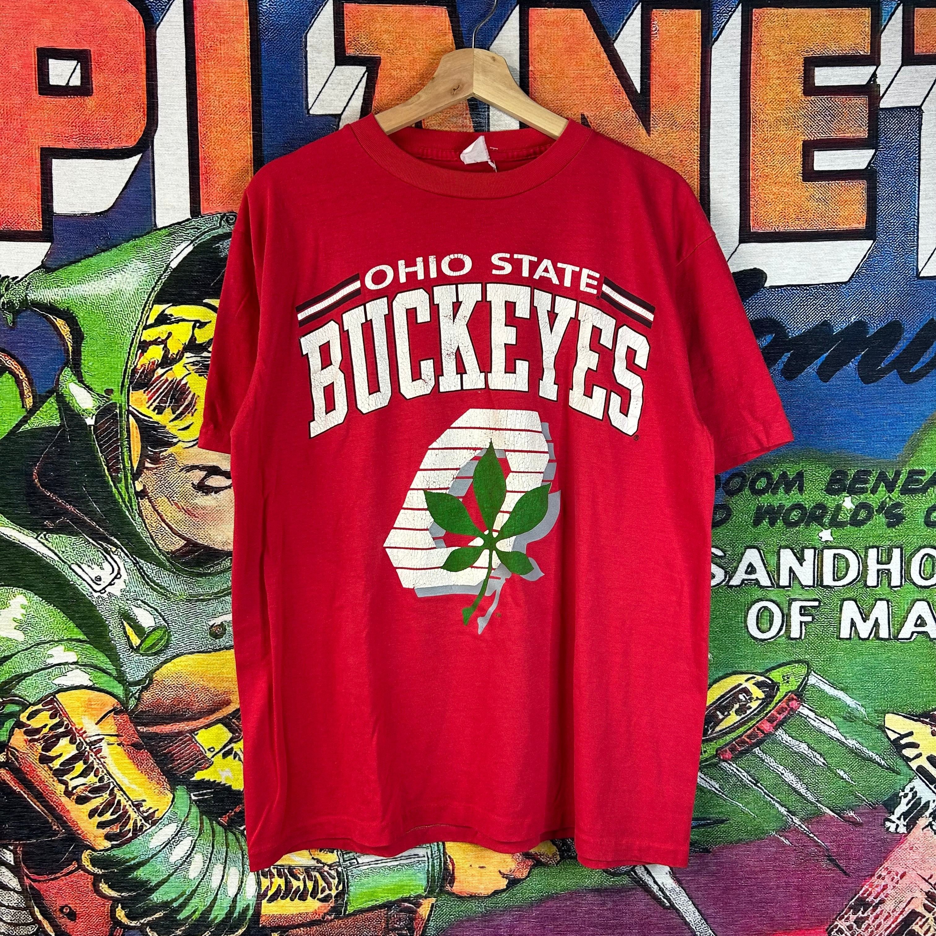 Vintage Vintage 80s Ohio State Buckeyes Tee Size XL Size US XL / EU 56 / 4 - 1 Thumbnail