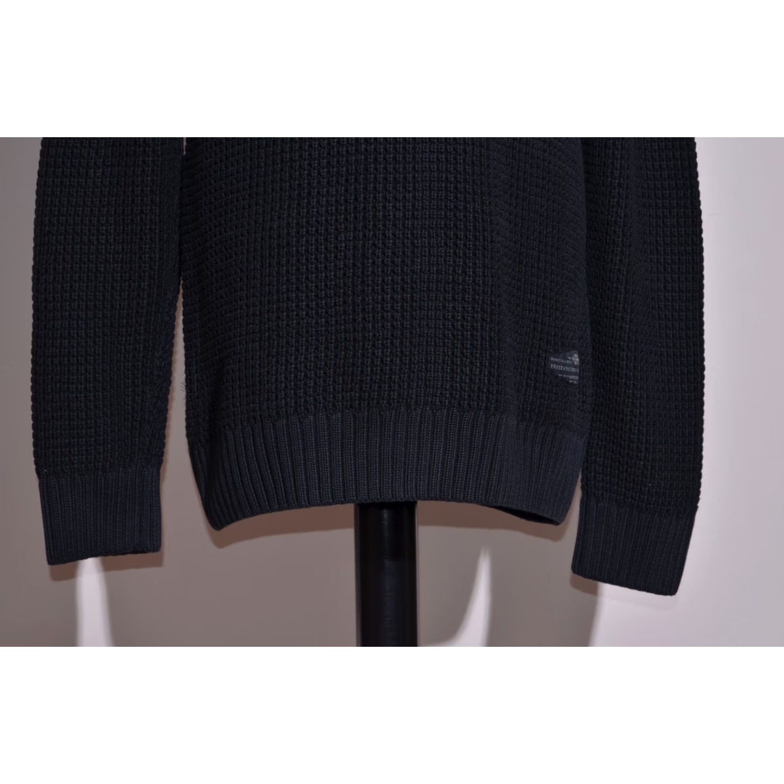 Harley Davidson Harley-Davidson Skull Jumper Mens M Black Biker Sweater 1/4 Zip Heavyweight Pullover Knit Wool Cotton Shirt Womens Mens Boys Girls Size US M / EU 48-50 / 2 - 3 Thumbnail