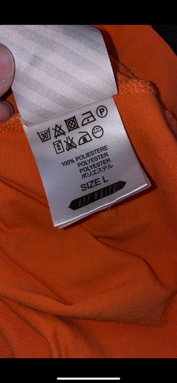 Off-White × Vlone Off-White Vlone L/S Tee Size US L / EU 52-54 / 3 - 6 Thumbnail