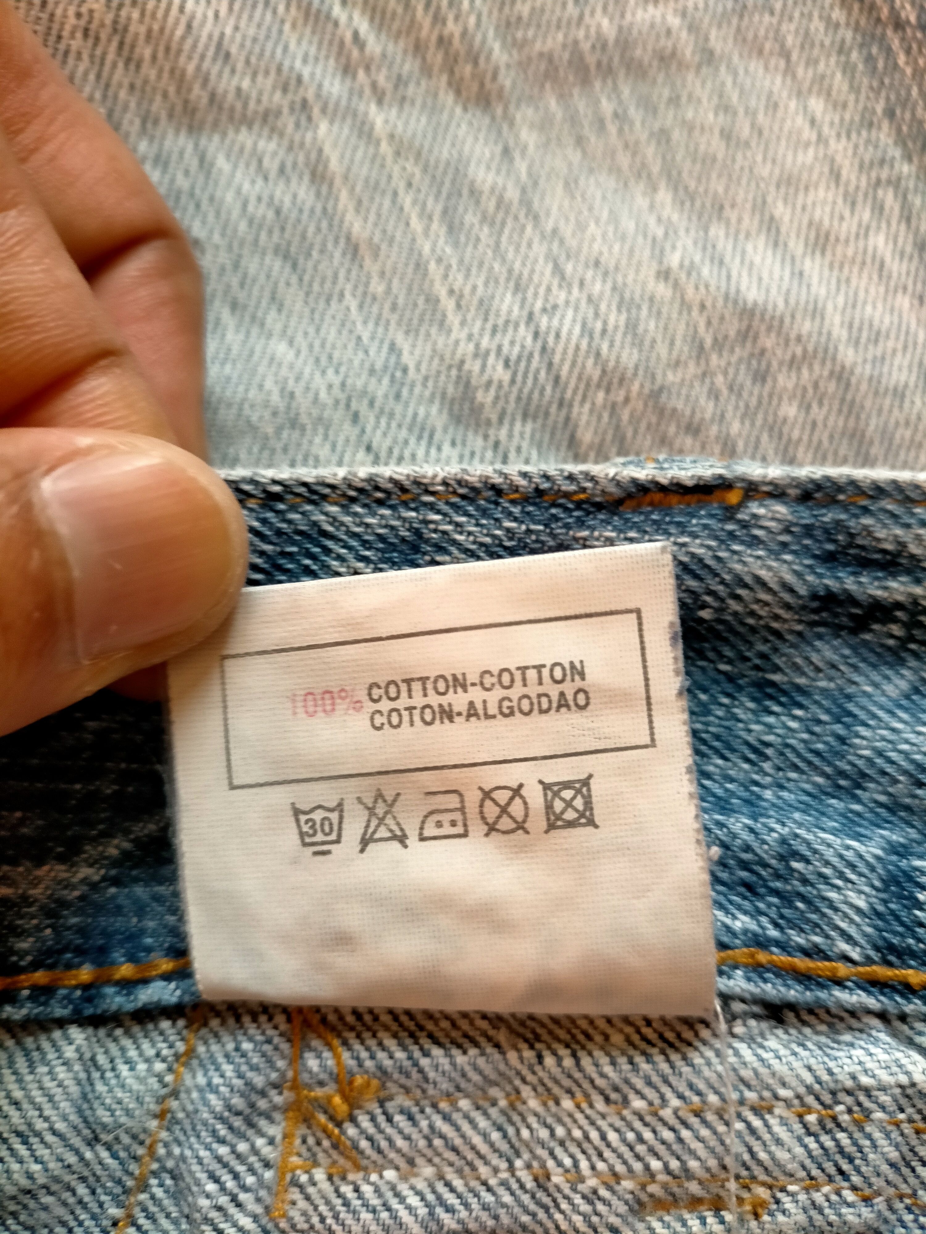 If Six Was Nine Flare Jeans Shaqiru Japan Patchwork Boot cut Blue Jeans Size US 31 - 19 Thumbnail