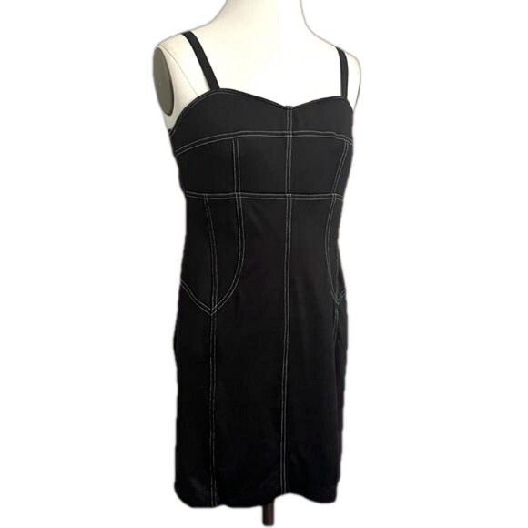 Other Paul Brial Black Bodycon Slip Dress - Medium 🇫🇷 Size M / US 6-8 / IT 42-44 - 2 Thumbnail