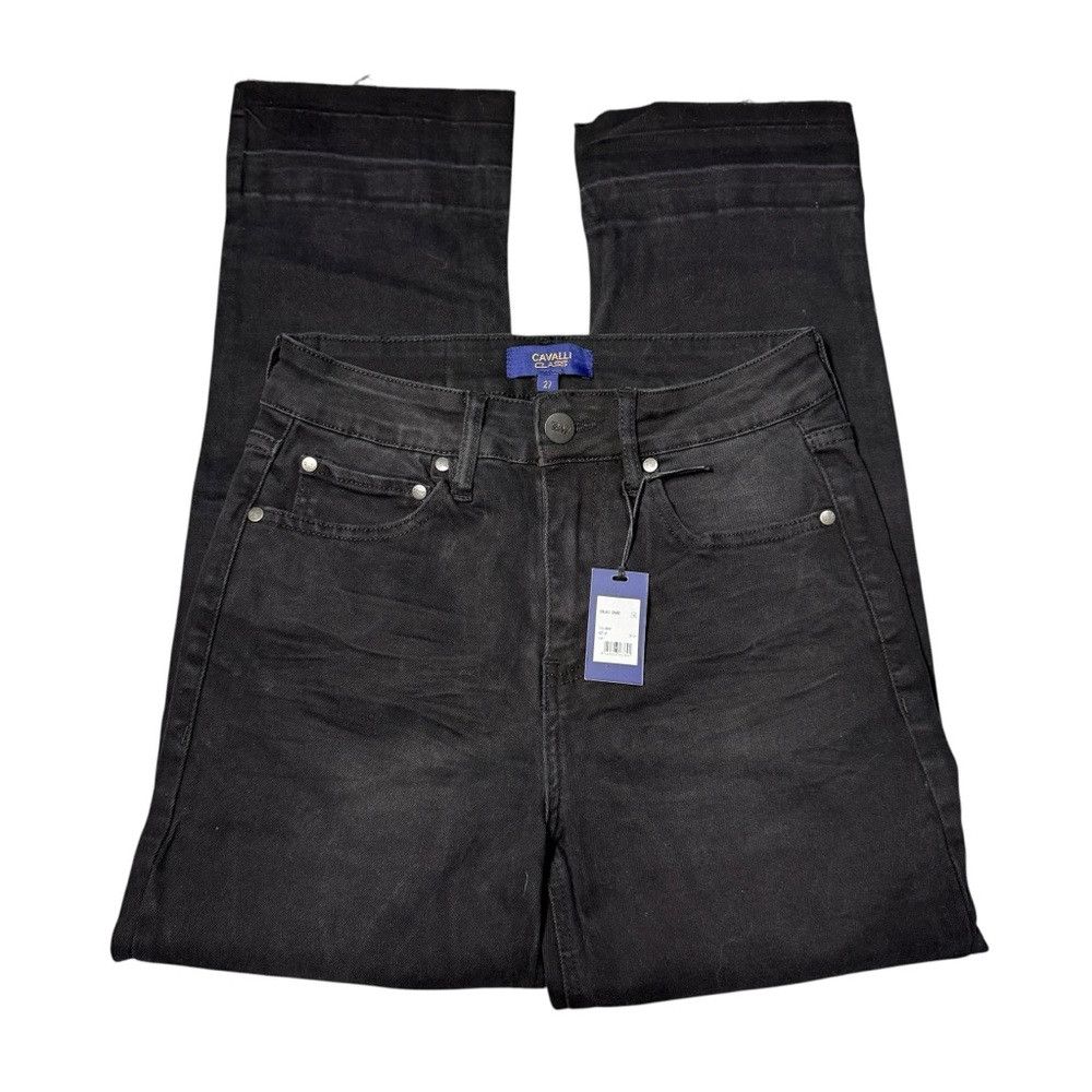 Roberto Cavalli NWT New $250 Roberto Cavalli Class High Rise Straight Leg C Size 27" / US 4 / IT 40 - 3 Thumbnail