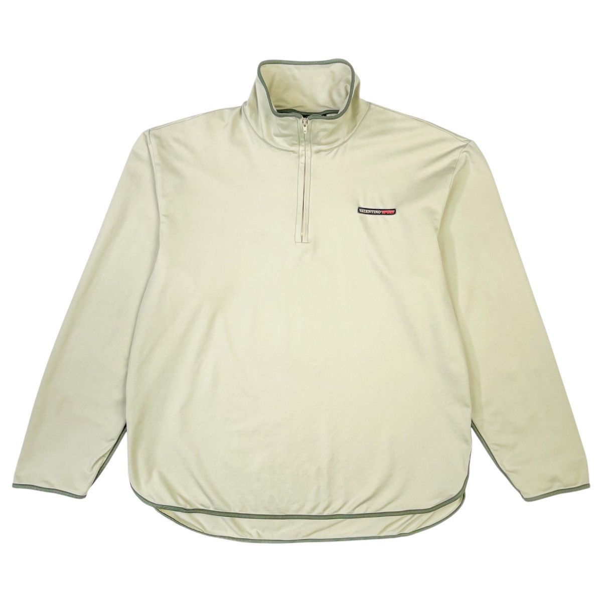 Designer × Valentino Vintage Valentino Sport 1/4 Zip Up Warm Up Jacket Size L / US 10 / IT 46 - 2 Thumbnail