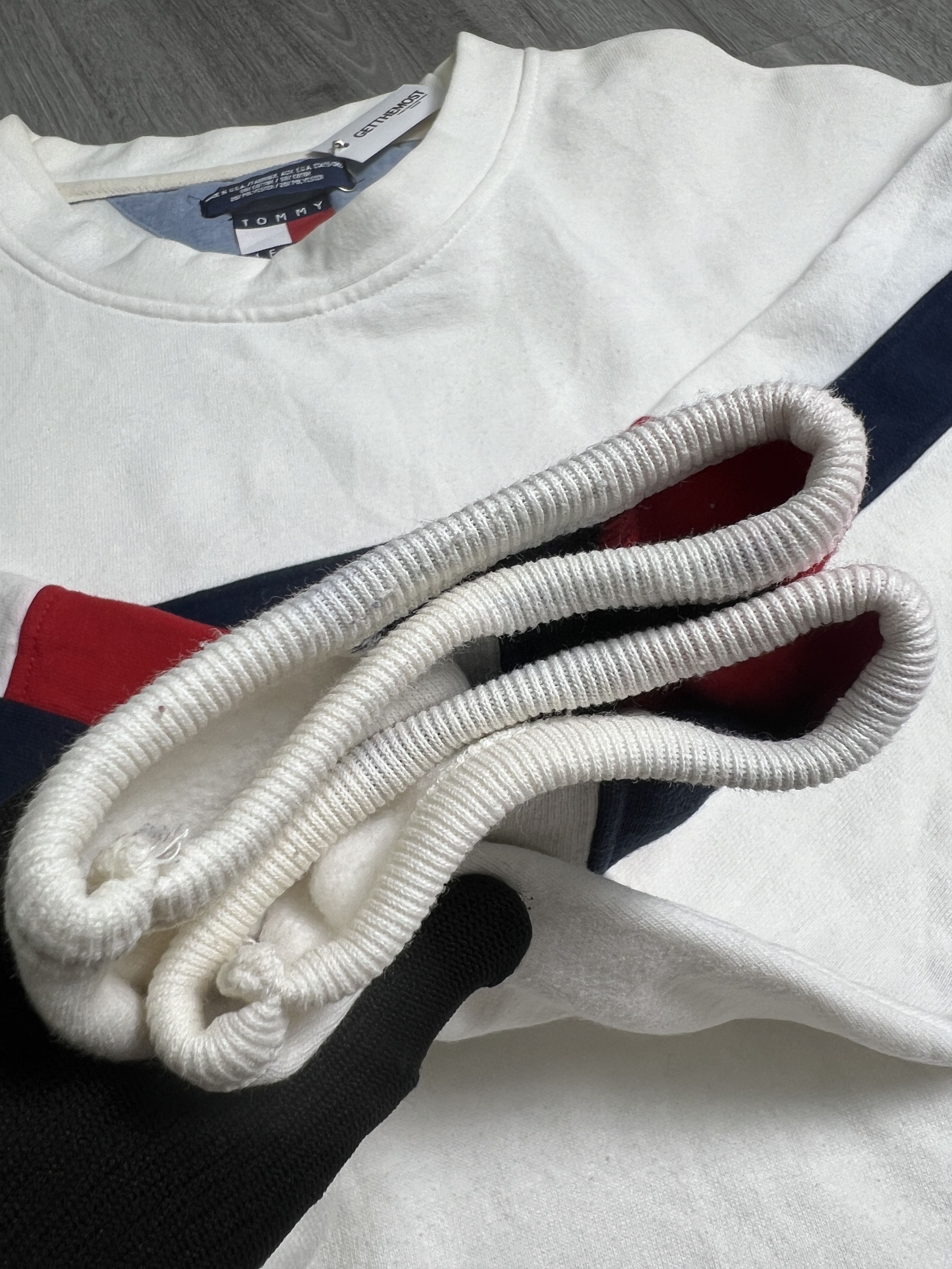 Tommy Jeans Vintage Tommy Jeans Striped Sweatshirt (XL) JKA192 Size US XL / EU 56 / 4 - 3 Thumbnail