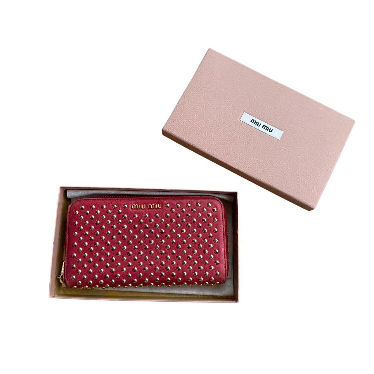 Miu Miu Miu Miu Women's Red Wallet-purs Size ONE SIZE - 1 Thumbnail