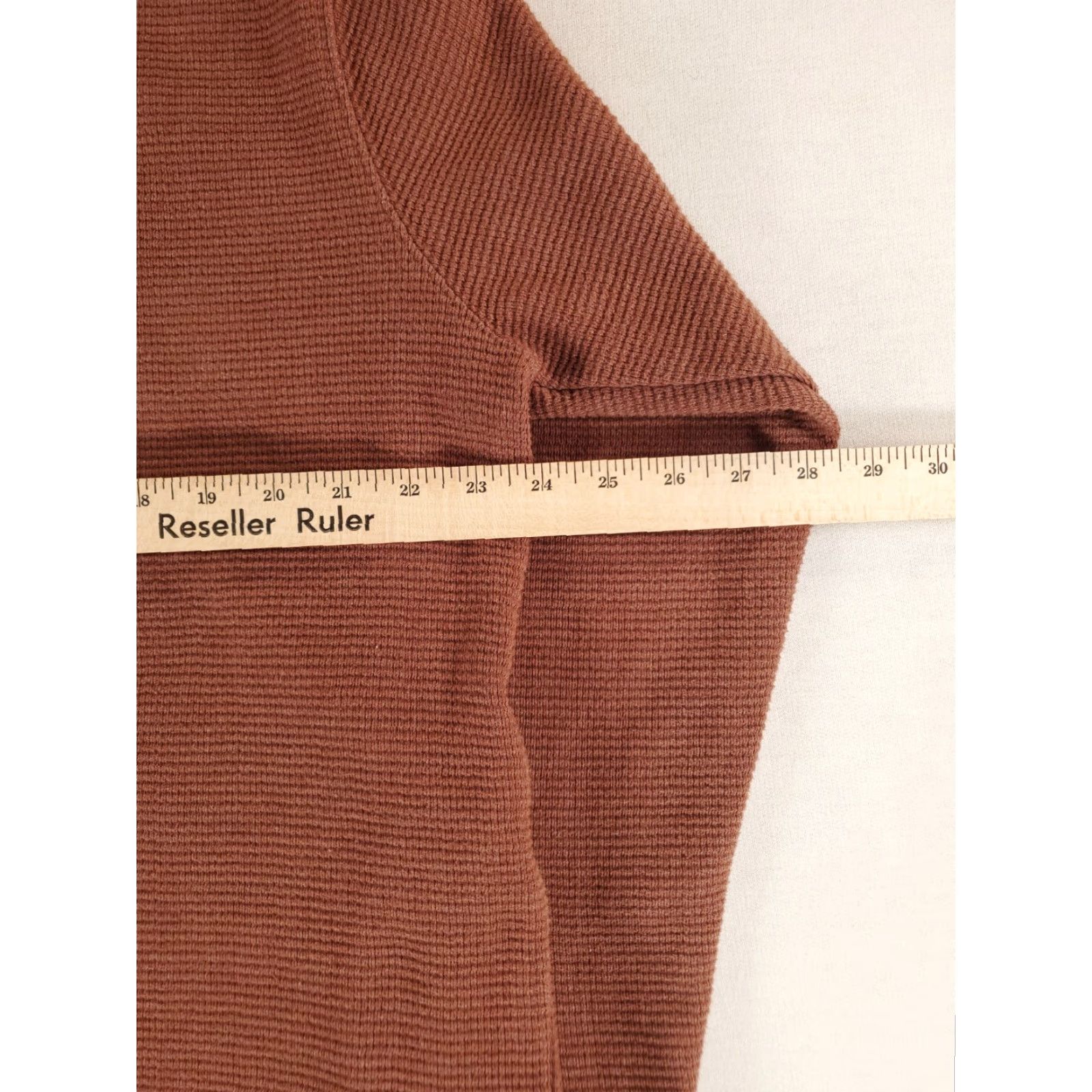 Vintage Smith's Workwear Thermal 1/4 Quarter Zip Red Brown Mens 2XL Size US XXL / EU 58 / 5 - 6 Thumbnail