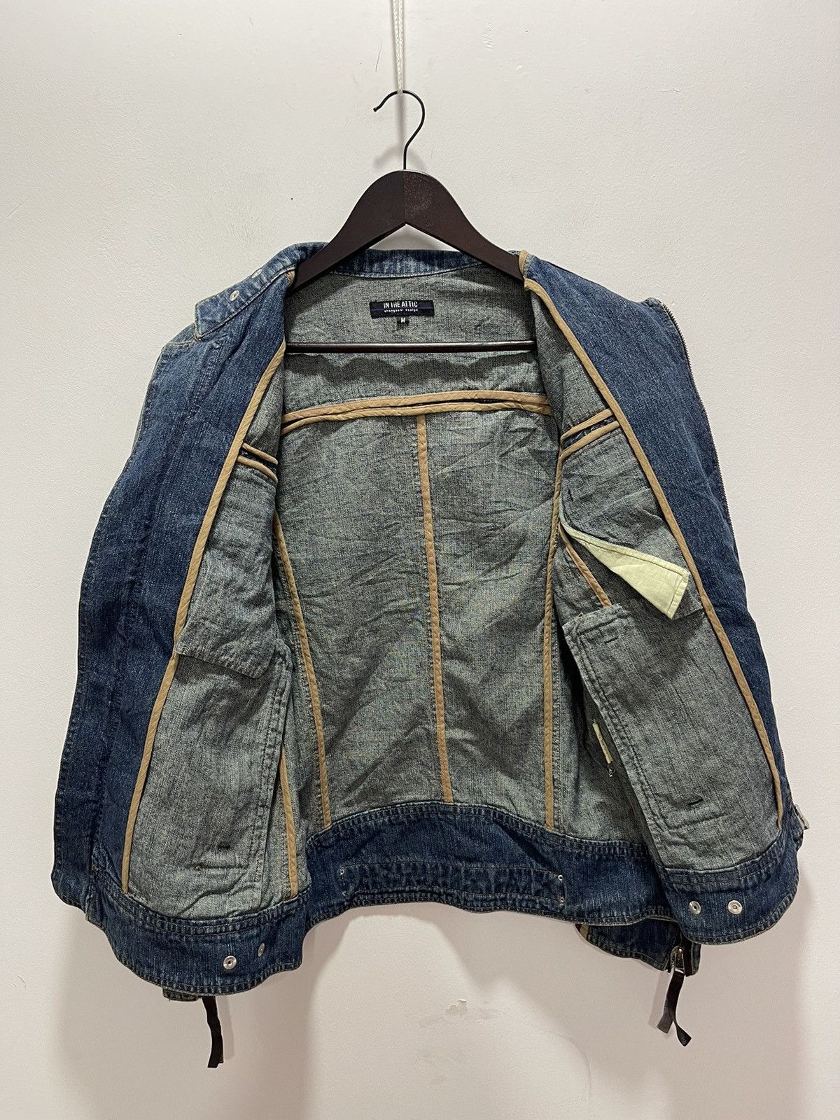 In The Attic JAPANESE IN THE ATTIC MULTIPOCKET RIDER DENIM JACKET Size M / US 6-8 / IT 42-44 - 10 Thumbnail