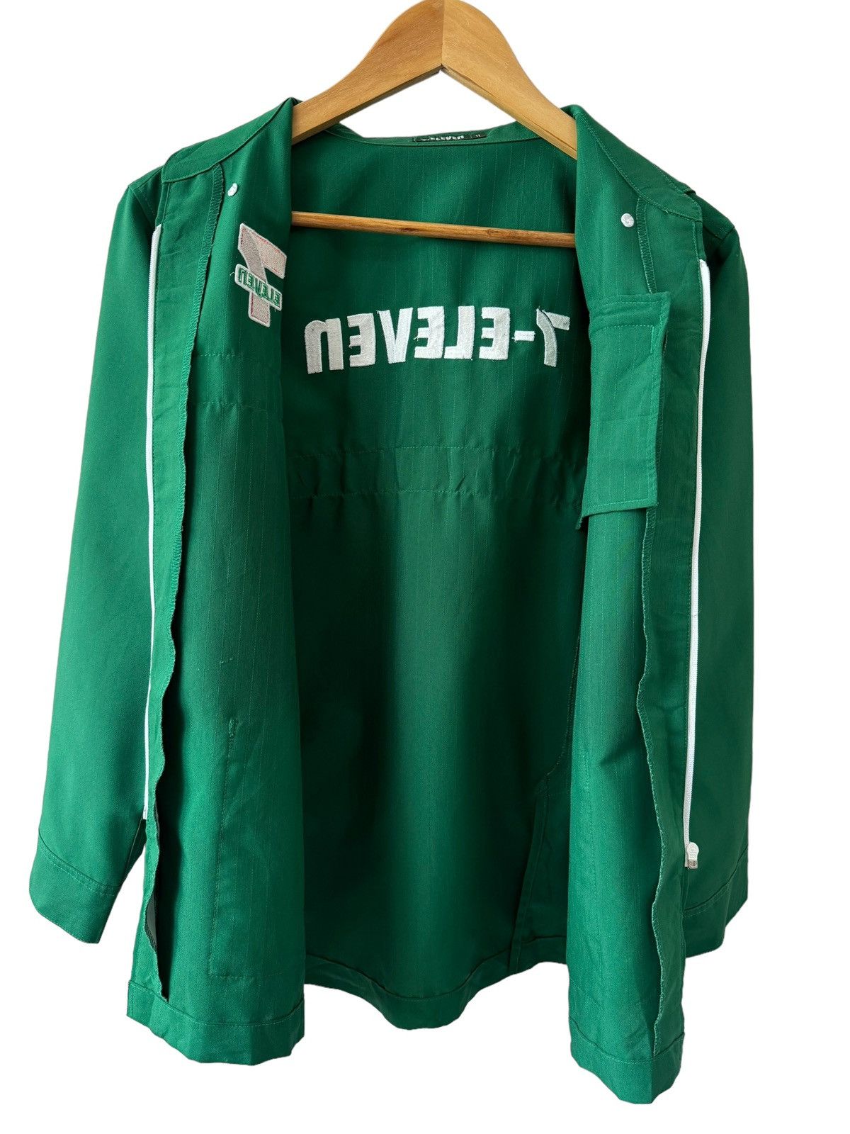 Japanese Brand Vintage 7-ELEVEN Uniform Shirt/Jacket Zip Up Size US M / EU 48-50 / 2 - 15 Thumbnail