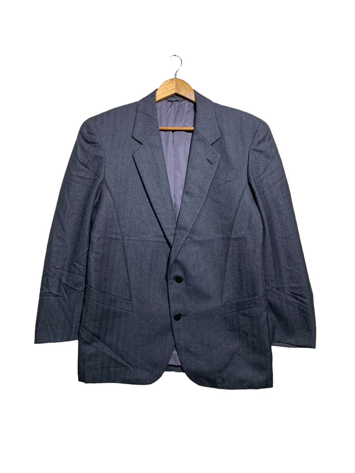 Thierry Mugler 🔥THIERRY MUGLER GREY MENS BLAZER JACKET Size US M / EU 48-50 / 2 - 2 Thumbnail
