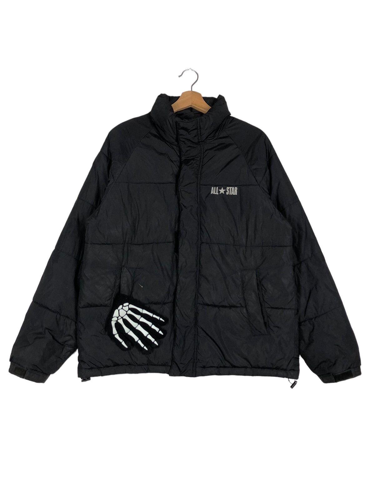 Japanese Brand 🔥90’s Vintage Down Puffer Jacket All Star Converse Size US L / EU 52-54 / 3 - 1 Thumbnail