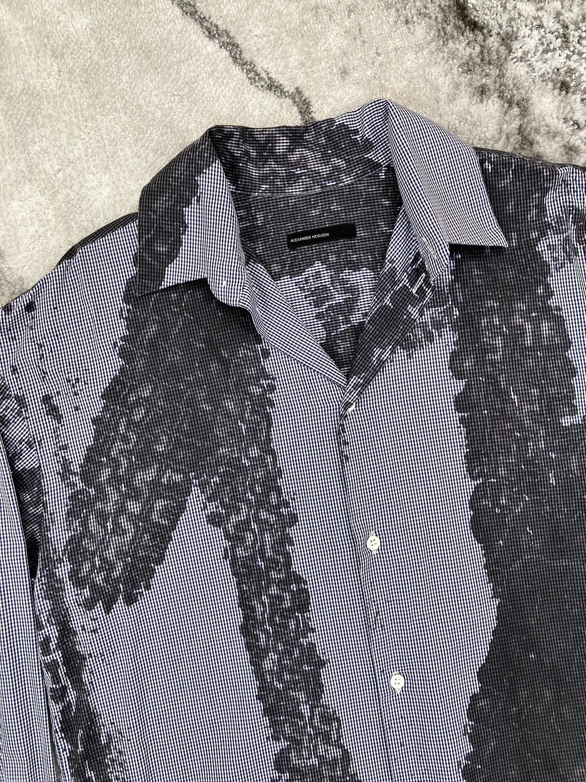 Alexander McQueen S/S 1997 Checkered Tire Track Shirt Size US M / EU 48-50 / 2 - 3 Thumbnail
